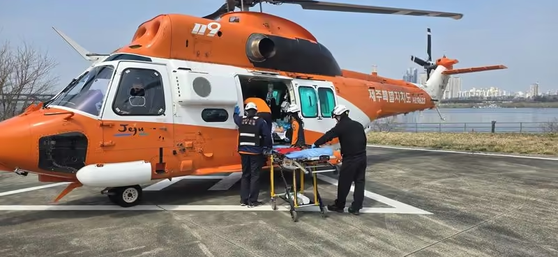 '섬 응급의료' 헬기로 잇는다… 제주 안전정책 2건 전국 우수사례